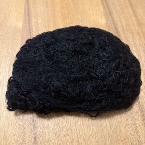 Black Curly Short Wig